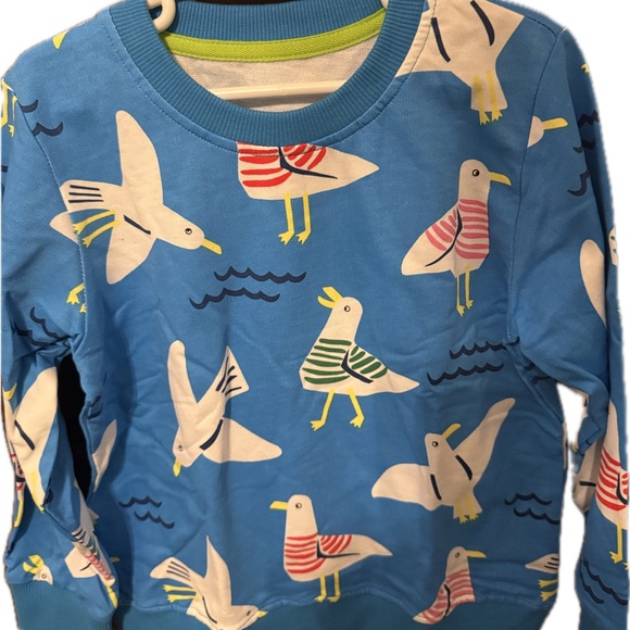 Kids Blue Seagull Sweatshirt |Size 5T/6Y| 🐦🩵 - Picture 2 of 5